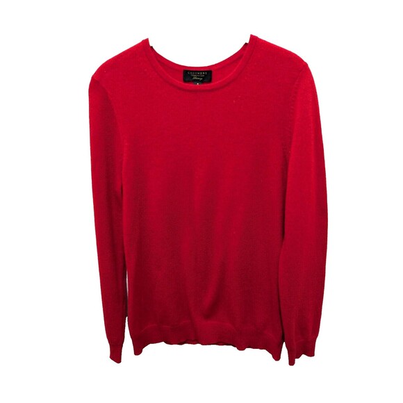 Charter Club Cashmere Luxury Sweater Medium Red 40" Bust Pullover Nice - Picture 1 of 9